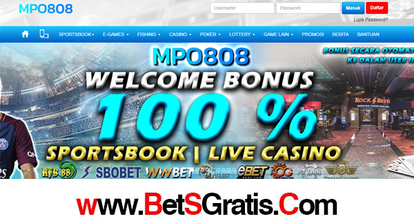 MPO808 Welcome Bonus Sportsbook 100%