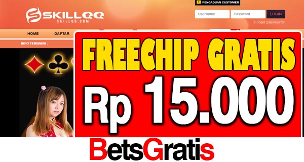 SkillQQ Freechip Gratis Rp 15.000 Tanpa Deposit