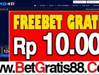 ROKO4D Freebet Gratis Rp 10.000 Tanpa Deposit